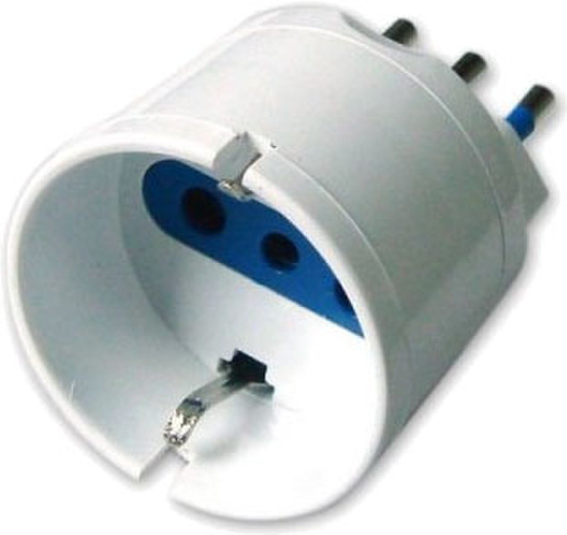Adj 100-00008 Type L (IT) Type L (IT) White power plug adapter