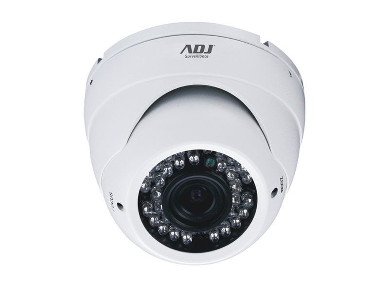 Adj 700-00011 CCTV security camera Kuppel Weiß Sicherheitskamera