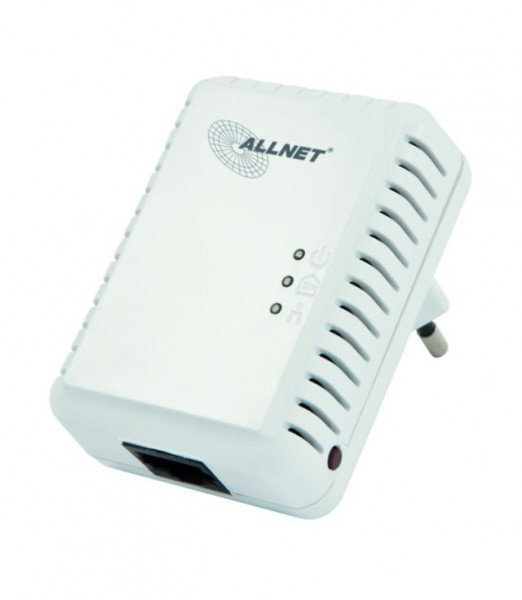 ALLNET ALL168250SINGLE 500Mbit/s Ethernet LAN White 1pc(s) PowerLine network adapter