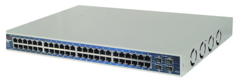 ALLNET ALL4708W Управляемый L2 Gigabit Ethernet (10/100/1000) Серый сетевой коммутатор