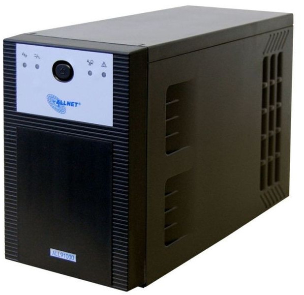 ALLNET ALL91000 Zeile-interaktiv 1000VA 6AC outlet(s) Schwarz Unterbrechungsfreie Stromversorgung (UPS)