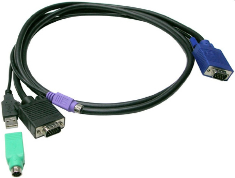 ALLNET CAB-2067.3 1.8м Черный кабель клавиатуры / видео / мыши