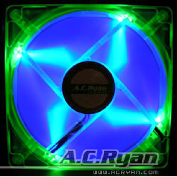 AC Ryan Blackfire4 UV LEDFan - 120mm UVGreen-Blue / 4x UV LED - ACR-BF8997