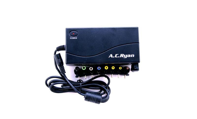 AC Ryan MobiliT Universal Notebook Adaptor Черный адаптер питания / инвертор