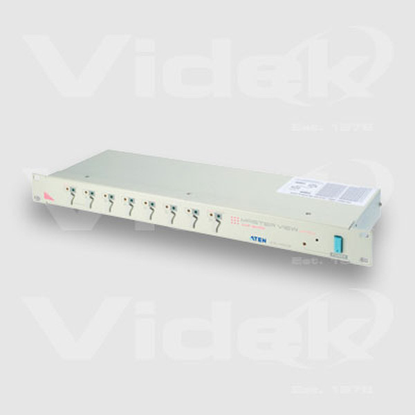 Videk CS1008 8 Port Masterview Pro KVM Switch Tastatur/Video/Maus (KVM)-Switch