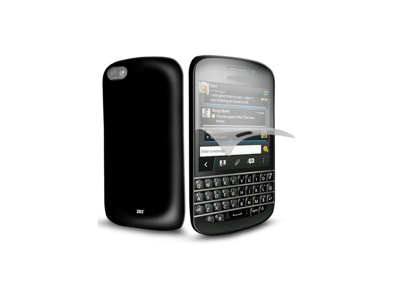 SBS TEAEROBBX10K Cover case Черный чехол для мобильного телефона