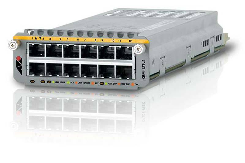 Allied Telesis AT-XEM-12TV2 Gigabit Ethernet network switch module