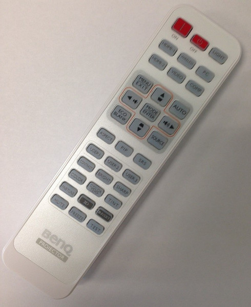 Benq 5J.J7N06.001 Press buttons White remote control