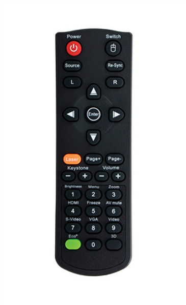 Optoma BR-5045L Black remote control
