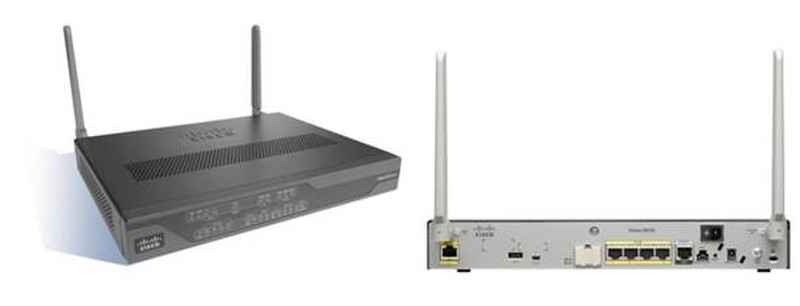 Cisco 881G Fast Ethernet 3G Black wireless router