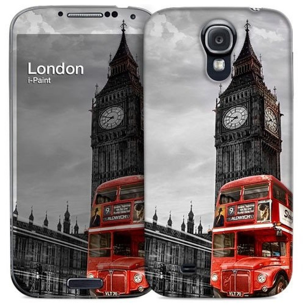 i-Paint London Cover case Grau, Rot
