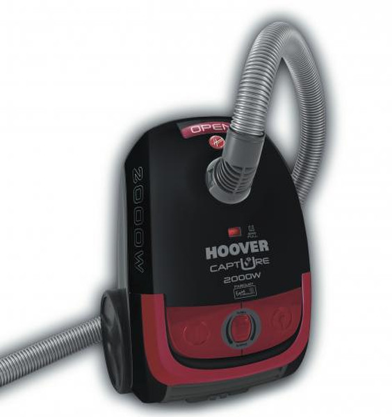 Hoover Capture TCP 2010 Zylinder-Vakuum 2000W Schwarz, Rot