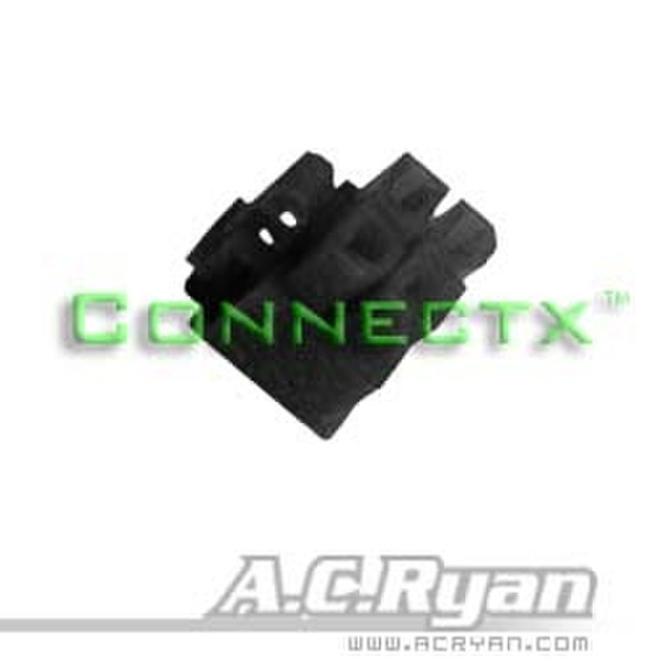AC Ryan Connectx™ ATX4pin (P4-12V) Female - Black 100x Черный кабельный разъем/переходник
