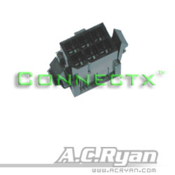 AC Ryan Connectx™ PCI-Express 6pin Male - Black 100x Black cable interface/gender adapter