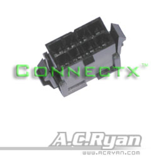 AC Ryan Connectx™ ATX8pin Male - Black 100x Черный кабельный разъем/переходник