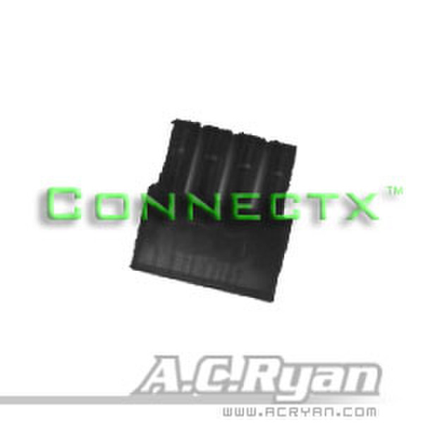 AC Ryan Connectx™ ATX8pin Female - Black 100x Черный кабельный разъем/переходник
