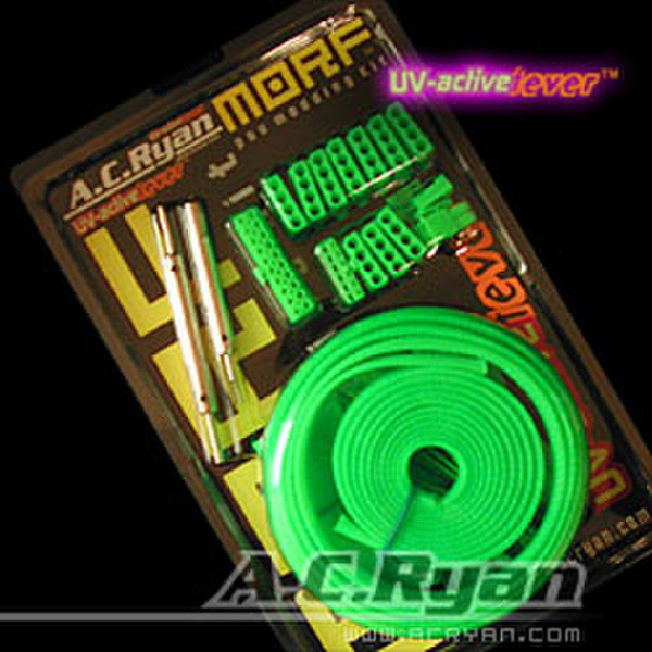 AC Ryan MORF™ SE psu modding kit, UVGreen power adapter/inverter