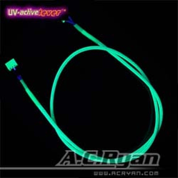 AC Ryan Conductx™ CCFL Extension 75cm, UVgreen 0.75м Зеленый кабель питания