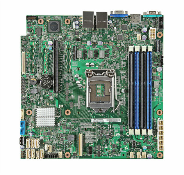 Intel S1200V3RPM Intel C226 LGA 1150 (Socket H3) Микро ATX материнская плата для сервера/рабочей станции