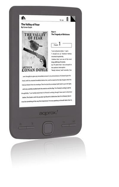 Approx appEB06G 4.3" Touchscreen 4GB Grey e-book reader