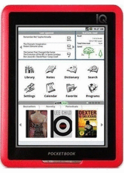 Pocketbook IQ 701 7Zoll Touchscreen 2GB WLAN Rot eBook-Reader