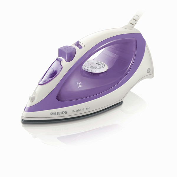 Philips FeatherLight GC1418/32 Steam iron 1000W Purple,White iron