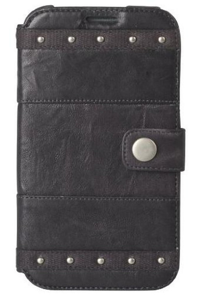 Zenus SANT2-PBMDY-DG Wallet case Черный чехол для мобильного телефона