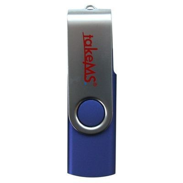 takeMS MEM-Drive Mini Rubber 32GB 32GB USB 2.0 Typ A Blau USB-Stick