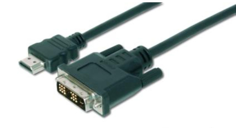Digitus 10.0m HDMI / DVI 10м HDMI DVI Черный адаптер для видео кабеля