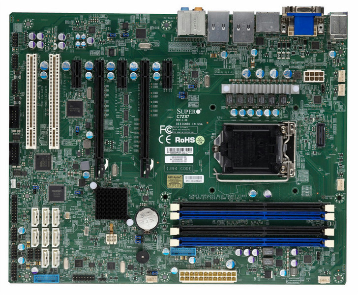 Supermicro C7Z87 Intel Z87 Socket H3 (LGA 1150) ATX Motherboard
