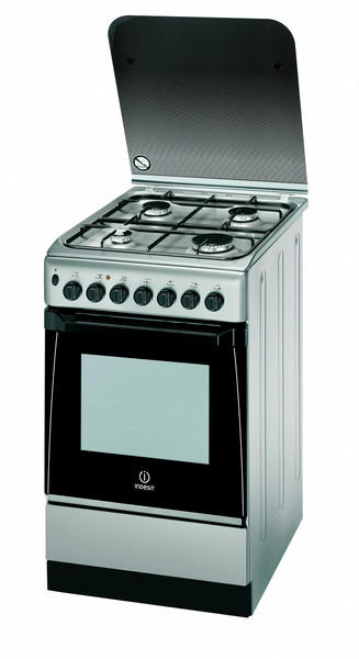 Indesit KN3G61SA(X)/CZ Freestanding Gas hob Stainless steel cooker