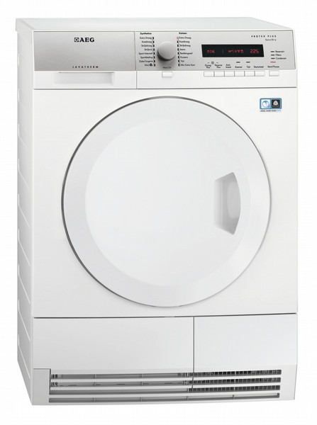 AEG T75480IH1 freestanding Front-load 8kg A+ Silver,White