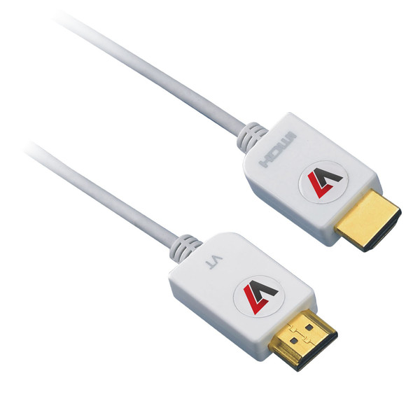 V7 ULTRA-THIN HDMI® CABLE WITH ETHERNET 3m