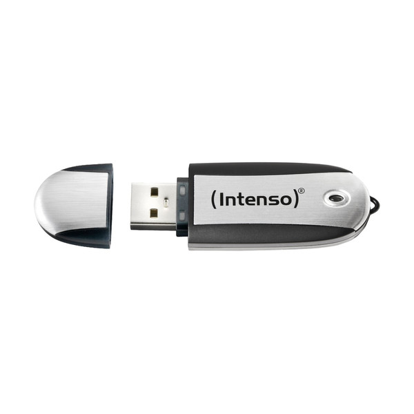 Intenso Business Line 32GB 32GB USB 2.0 Typ A Schwarz, Silber USB-Stick