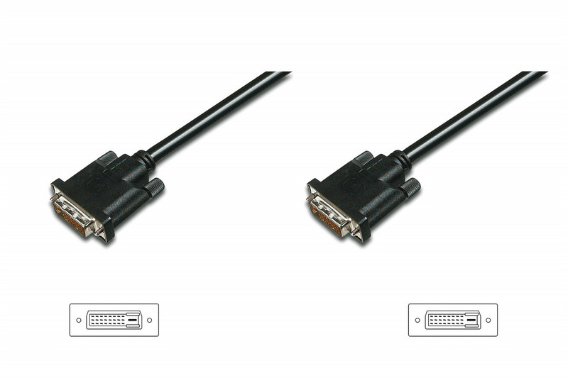 ASSMANN Electronic DVI-D 3m 3m DVI-D DVI-D Schwarz DVI-Kabel