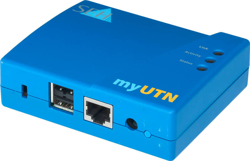 SEH myUTN-50a Ethernet LAN Blue print server