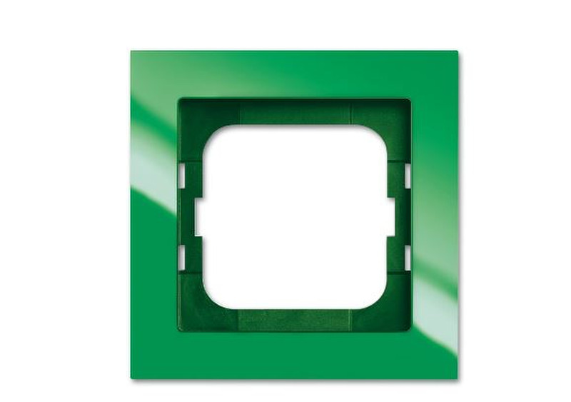 Busch-Jaeger 1721-286 Зеленый рамка для розетки/выключателя