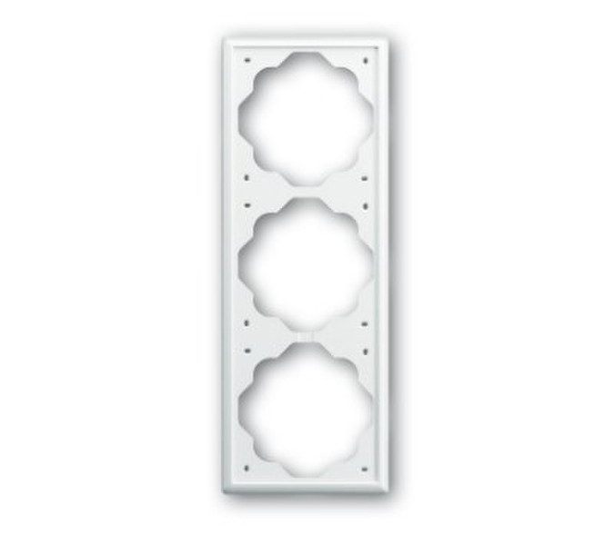 Busch-Jaeger 1723-74 White switch plate/outlet cover