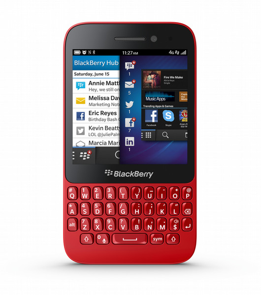 BlackBerry 10 Q5 4G 8ГБ Красный