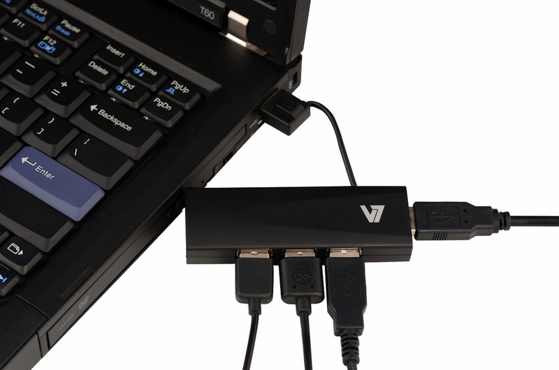 V7 High Speed USB Hub 4 Ports