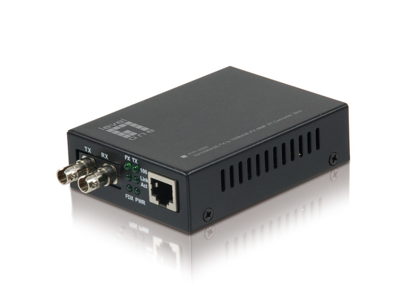 LevelOne FVT-2002 100Mbit/s 1310nm Black network media converter