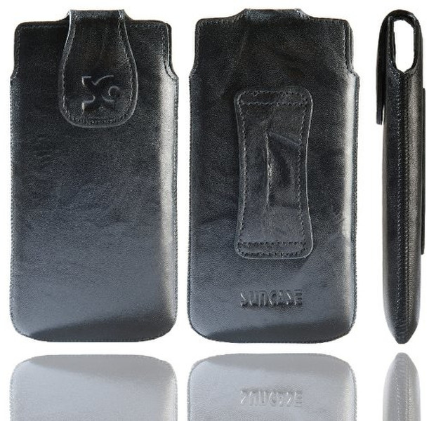 Suncase 42202564 Pull case Black mobile phone case