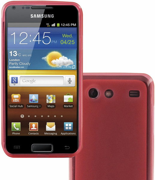 Phonix S9070GPR Cover case Rot Handy-Schutzhülle