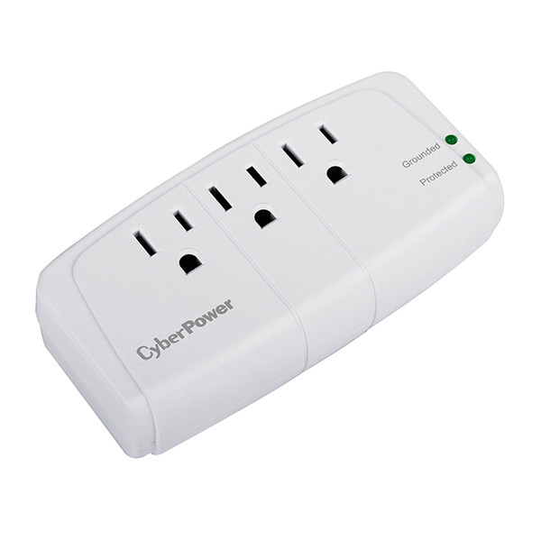 CyberPower CSB300W 3AC outlet(s) 125V White surge protector