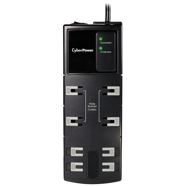 CyberPower CSB806 8AC outlet(s) 125V Black surge protector