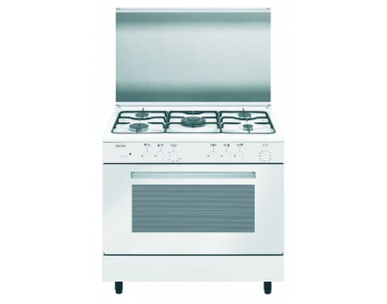 Glem A96TXF3 Freestanding Gas hob White cooker