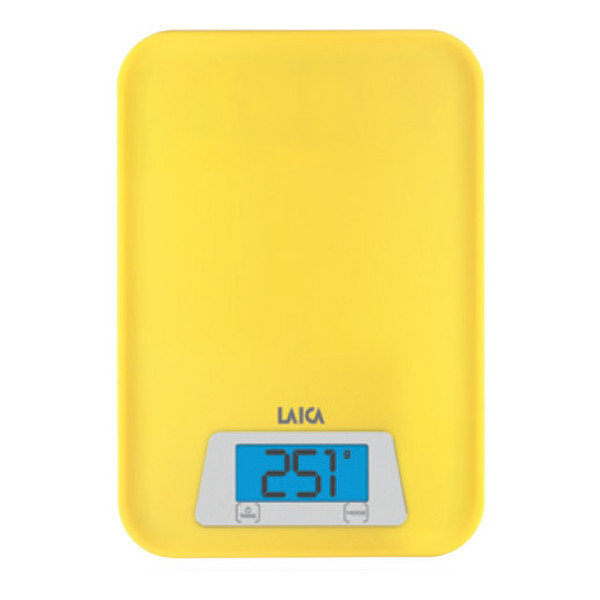 Laica KS1023 Electronic kitchen scale Gelb