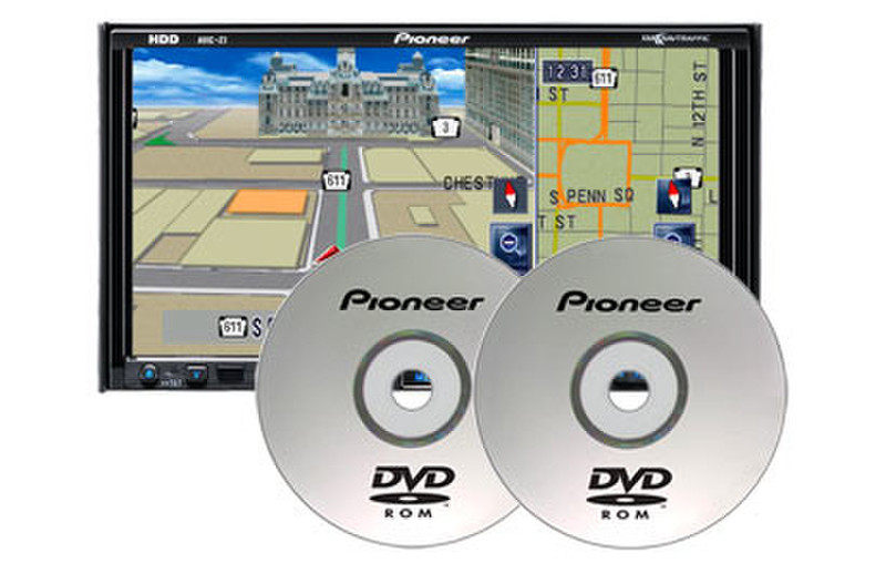 Pioneer CNDV-1100HD Navigations-Software