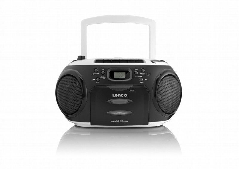 Lenco SCR-97 USB Black/White Digital Schwarz, Weiß CD-Radio