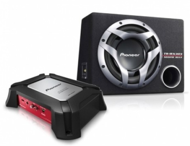 Pioneer GXT-3503B 2.0 Car Wired Black,Red,Silver audio amplifier